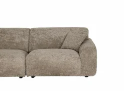 Hoeksalon Massa 354x168cm - stof - taupe