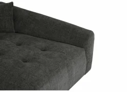 Hoeksalon Maui 285x163cm - stof - grijs