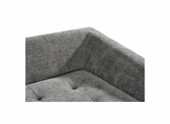 Hoeksalon Maui 285x163cm - stof - grijs