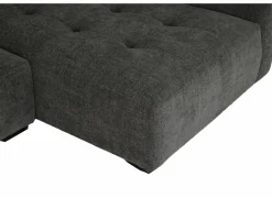 Hoeksalon Maui 285x163cm - stof - grijs