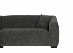 Hoeksalon Maui 285x163cm - stof - grijs