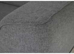 Hoeksalon Milton 302x238cm - stof - castle 153 grijs met relax