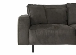 Hoeksalon Monolithos 373x332cm - stof - bruin