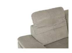 Hoeksalon Naja 353x255cm - stof - desert met bedfunctie en zitdiepteverstelling