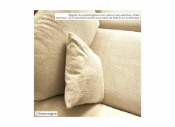 Hoeksalon Namur 293x160cm - stof - beige