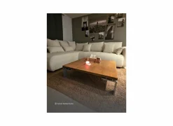 Hoeksalon Olivio 289x234cm - stof - beige