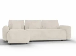 Hoeksalon Olivio 277x114cm - stof - beige