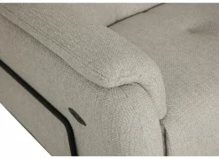 Hoeksalon Oltens 281x228cm - stof - beige met relax