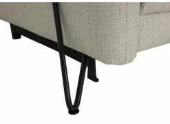 Hoeksalon Oltens 281x228cm - stof - beige met relax