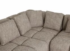 Hoeksalon Parkaway 350x270cm - stof - roze