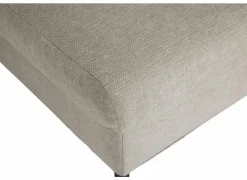 Hoeksalon Poppy 317x249cm - stof - beige met relax & bedfunctie