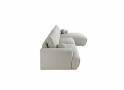 Hoeksalon Ramusio 319x169cm - stof - beige