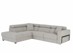Hoeksalon Rezzo 291x226cm - stof - beige met relax