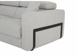 Hoeksalon Rezzo 291x226cm - stof - beige met relax