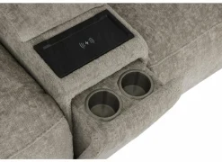 Hoeksalon Roll 362x265cm - stof - turtledove met relax & opbergruimte