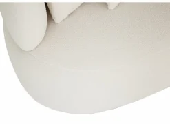 Hoeksalon Rumi 260x163cm - stof - wit