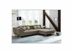 Hoeksalon San Francisco 355x218cm - stof - taupe