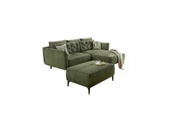 Hoeksalon Saulo 251x187cm - stof - groen