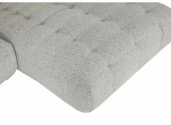 Hoeksalon Schiva 262x173cm - stof - lichtgrijs