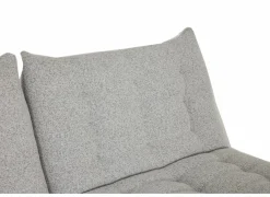 Hoeksalon Schiva 262x173cm - stof - lichtgrijs