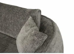 Hoeksalon Space 313x224cm - stof - grijs