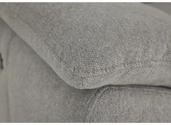 Hoeksalon Sub 302x243cm - stof - zilvergrijs met relax