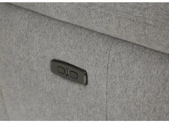Hoeksalon Sub 302x243cm - stof - zilvergrijs met relax
