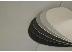 Hoeksalon Sun 298x238cm - leder - grijs