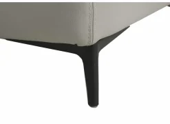 Hoeksalon Sun 298x238cm - leder - grijs