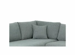 Hoeksalon Tatum 288x219cm - stof - lichtblauw