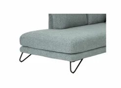 Hoeksalon Tatum 288x219cm - stof - lichtblauw