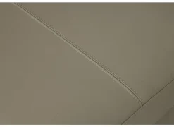 Hoeksalon Walk 413x303cm - leder - grijs met relax & opbergruimte