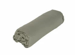 Hoeslaken Arya 90x200cm - katoen - olijf