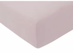 Hoeslaken Venturo 140x200cm - flanel - roze