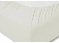 Hoeslaken Venturo 140x200cm - flanel - ivoor
