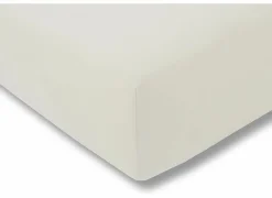 Hoeslaken Venturo 160x200cm - flanel - ivoor