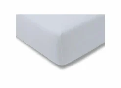 Hoeslaken 180/200x200/220cm jersey katoen soft blue