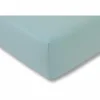 Hoeslaken 180/200x200/220cm jersey katoen aqua