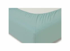 Hoeslaken 180/200x200/220cm jersey katoen aqua