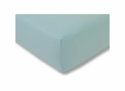 Hoeslaken 140/160x200/220cm jersey katoen aqua