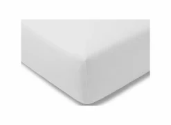 Hoeslaken 140/160x220cm jersey katoen wit