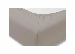 Hoeslaken 140/160x200/220cm jersey katoen taupe
