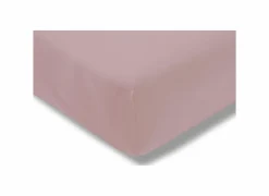 Hoeslaken 180/200x200/220cm jersey katoen roze