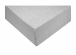 Hoeslaken 140x200cm katoen dove grey