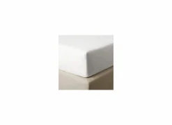 Hoeslaken 160x200cm katoen wit