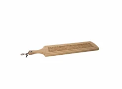 Houten snijplank Words 59,5x15,5cm - FSC - naturel