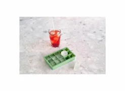 Ijsblokjesvorm 18,3x11,3cm - silicone - groen