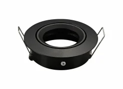 Inbouwspot zwart GU10, excl. lamp