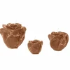 Kaars Roses S Ø8,5xH6,5cm - caramel
