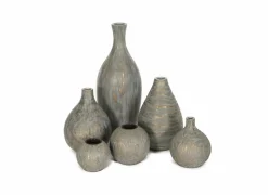 Kaarsenhouder San H11cm grijs